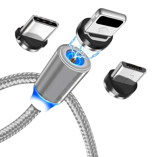 Câble magnétique   Micro USB Type C Charge rapide