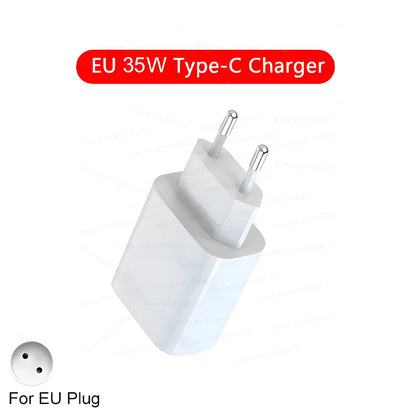 Chargeur rapide 35W pour iPhone  USB Type C