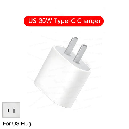Chargeur rapide 35W pour iPhone  USB Type C